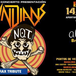 INDIANS - TRIBUTO A ANTHRAX - CONCIERTO PRESENTACIÓN- BARCELONA, Sala ...