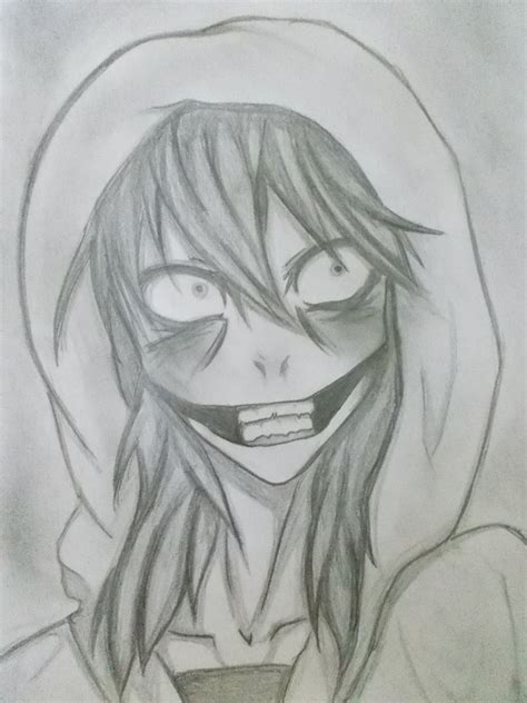 Jeff The Killer Drawing by JulieReed on DeviantArt