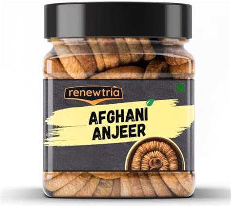 RENEWTRIA Premium Dried Anjeer Figs 500 gm | Soft & Sweet Afghani ...