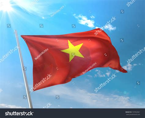 Red Flag With Star