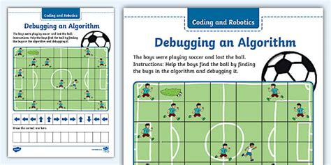 Robotics and Coding Debugging an Algorithm - Soccer Game