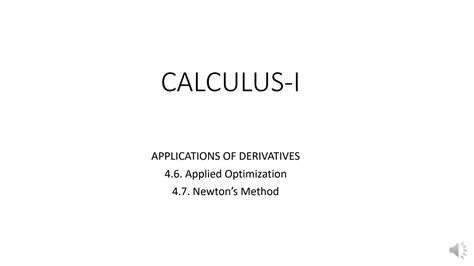 Applied Optimization Calculus 的图像结果