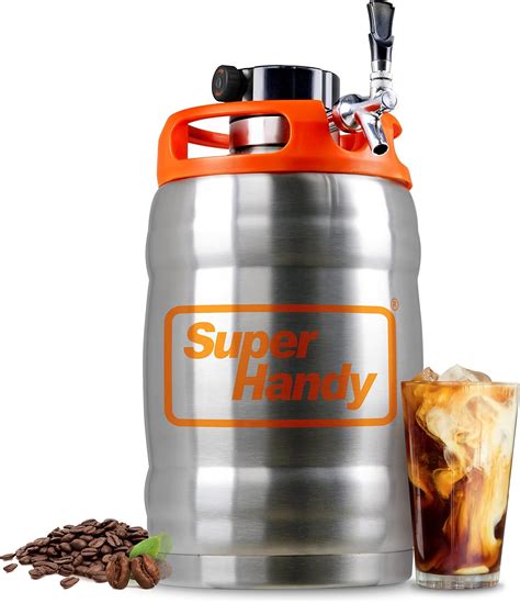 SuperHandy Portable Carbonated Growler with Tap and PSI India | Ubuy