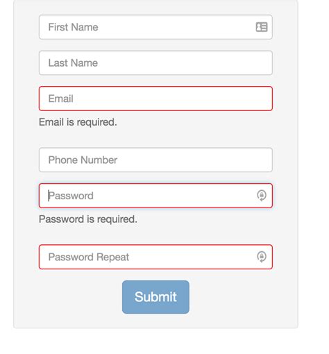 Image result for Form Validation in Angular Code