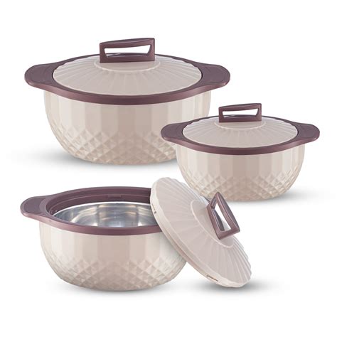 Eternity Insulated Casserole Set Of 3 – Trueware India