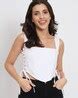 Buy White Tops for Women by VividArtsy Online | Ajio.com