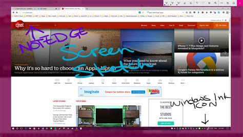 Image result for Windows Ink Workspace Bar