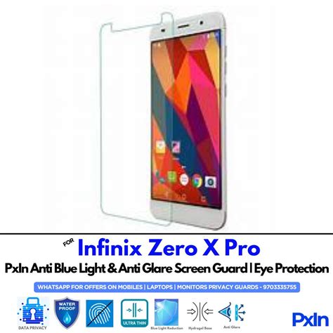Anti Blue Light and Anti Glare Screen Guard for Infinix Zero X Pro ...