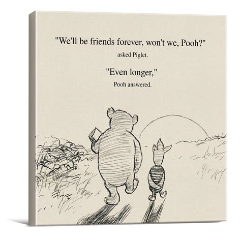 Amazon.com: Classic Winnie the Pooh Friendship Quote Wall Art Decor ...