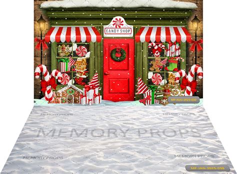 Marry Christmas Extravaganza Ice Texture Backdrops – MEMORY BACKDROP