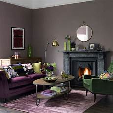 Purple Green Living Room by Green Living Room Ideas For Soothing Sophisticated Spaces Purple Green Living Room