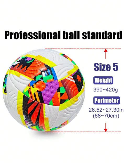 1PC High End Tournament No. 5 PU Leather Soccer Balls With High ...