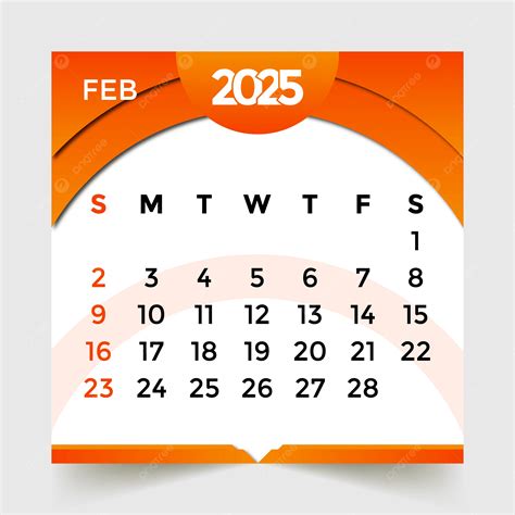 February 2025 Calendar Template