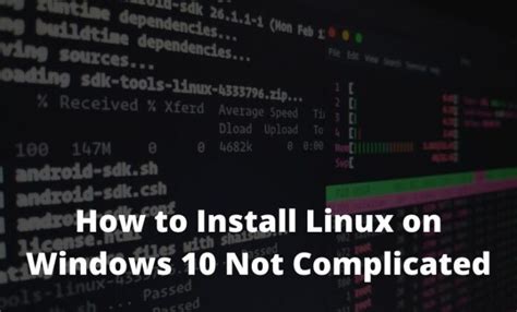 How to Install Linux OS On Windows 10 的图像结果