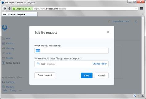 Image result for Dropbox Request Files