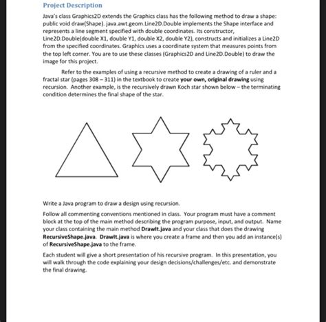 Project Graphics in Java 的图像结果
