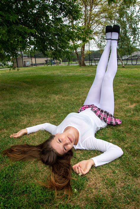 Pink Plaid Skirt 5 by Shutterchi on DeviantArt