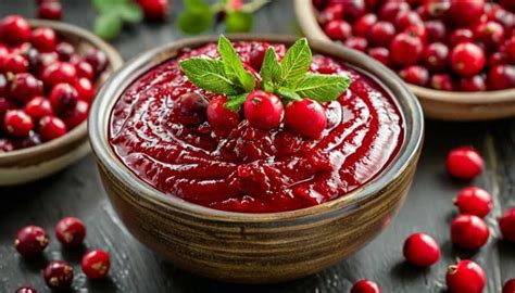 Брусничный соус к мясу 2 рецепта
