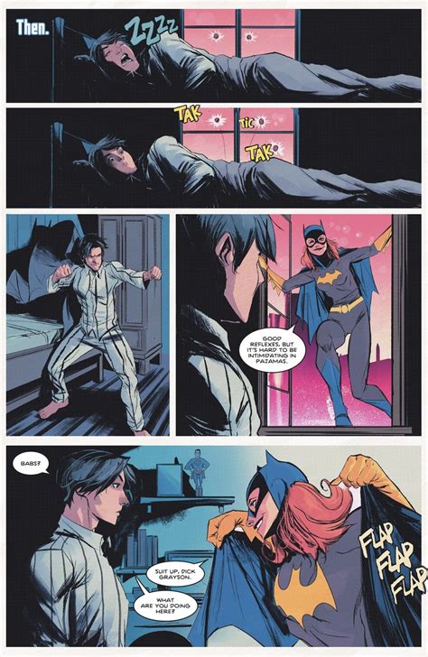 Even Barbara Gordon misses when the Batfamily was small. (Nightwing #85 ...