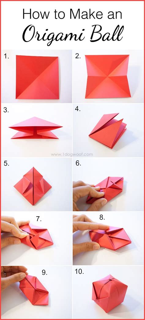 Origami Paper Balloon Tutorial 的图像结果