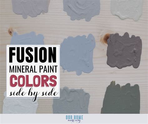 Image result for Fusion Paint Color Chart