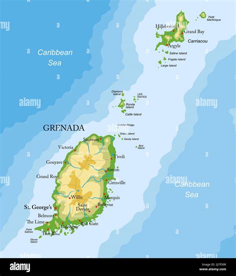 Grenada On Maps
