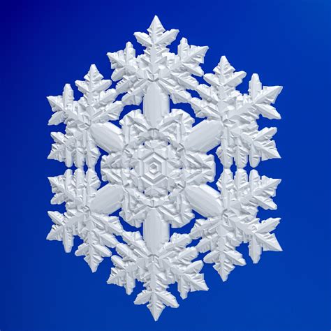 Three D Snowflake Tutorial 的图像结果