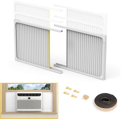 Amazon.com: Powrocket Window Air Conditioner Side Panels with Frame ...