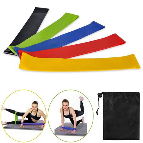 Buy Sumaote Resistance Loop Bands Set, Exercise Workout Yoga Bands for ...