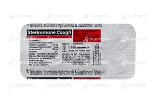 Sterimmune Cough Tablet 10 - Uses, Side Effects, Dosage, Price | Truemeds