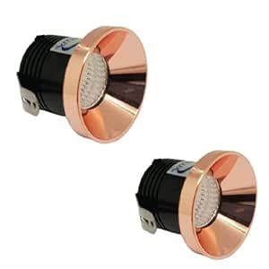 Buy LEDOLUX 3 Watt Warm White(3000K) Round LED Ceiling COB Spot, Down ...