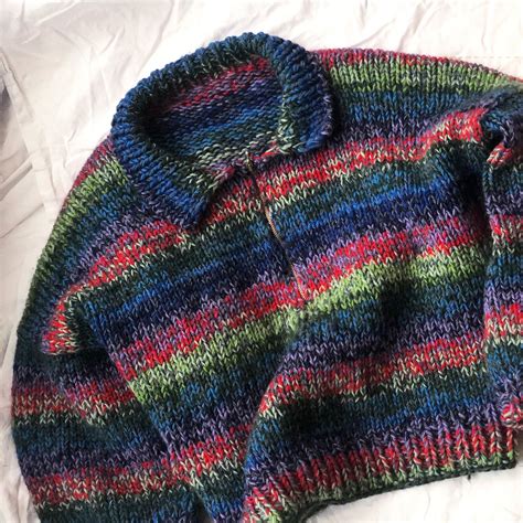Knitting Pattern | No Waste Sweater | Knitting clothes sweater ...