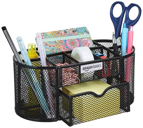 amazon basics Mesh Desk Organiser, Pack Of One : Amazon.in: Office Products