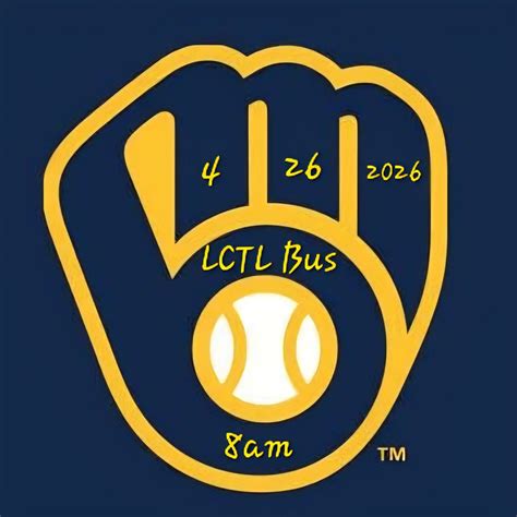 LCTL Brewers Bus Trip, American Family Field, Milwaukee, 26 April 2026 ...
