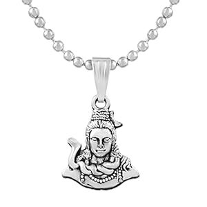 Mahakaal Jewels® Silver Plated Brass Lord Shiva/Mahadev/Mahakal/Face ...