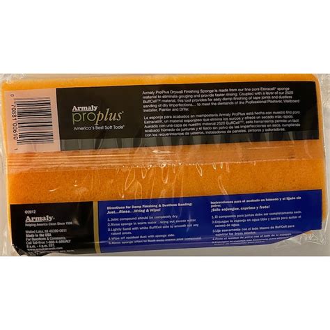 Armaly ProPlus Drywall Finishing Sponge Hand sander 4.25-in x 9-in in ...
