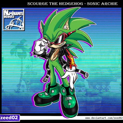 Scourge the hedgehog - sonic archie - zeed02 by AlmiranteBodoke on ...