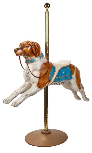 Lot Detail - Herschell Spillman Carousel Dog. North Tonawanda, NY: Hersc...