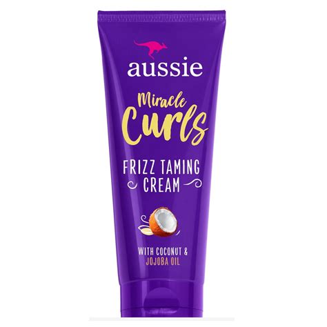 Aussie Miracle Curls, Hydrating Frizz Taming Cream with Moist Coconut ...