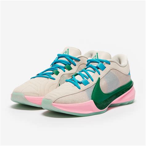 Nike Zoom Freak 5 - Light Orewood Brn/Emerald Rise - Mens Shoes | Pro ...