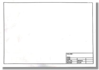 DUSHALA A2 size Engineering drawing 40 sheets 594 mm Acrylic Sheet ...