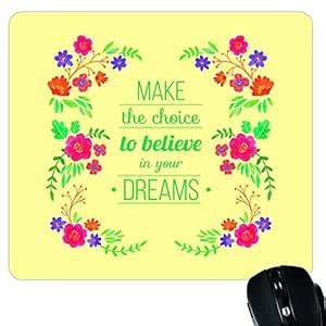 Yaya Cafe Motivational Quote Printed Mousepad - Make The Choice to ...
