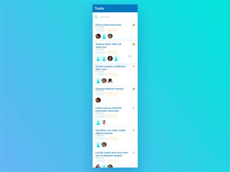 Image result for Task List UI Design