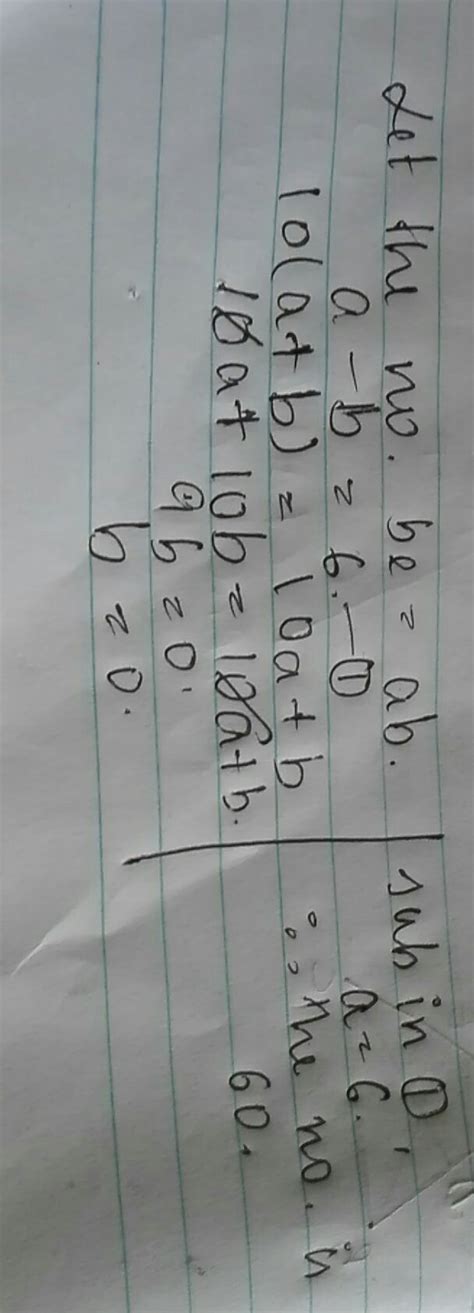 A no. consists of two digit of which tens digit exceed s the units ...