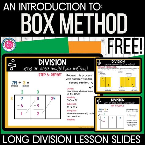 Division Box Method - Jumping Elephant Math