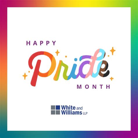 White and Williams LLP on LinkedIn: #pridemonth #pridemonth2023