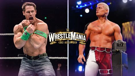 Cody Rhodes vs. John Cena and 3 other big-time matches pitched but ...