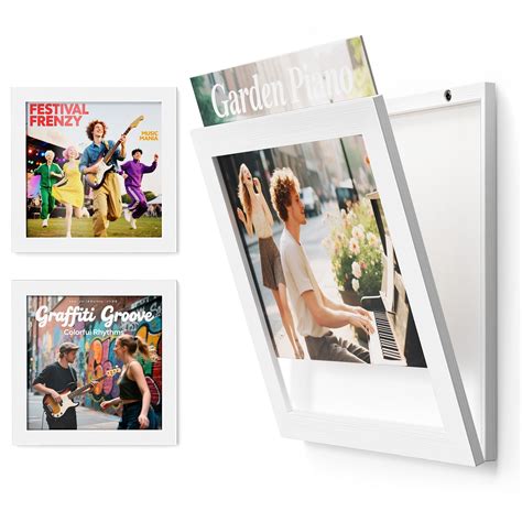 2-Pack Album Frames for Vinyl Records Display, Vinyl Frame for 12x12 ...