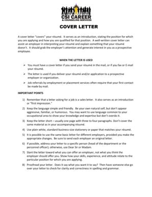 18 Printable letter of interest vs cover letter Forms and Templates ...