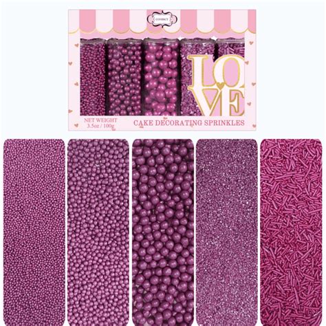 Sprinkles for Cakes & Cupcakes Decoration | USP-2(Mauve) – Confect